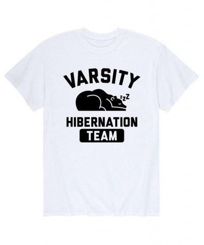 Men's Hibernation Team Short Sleeve T-shirt White $15.40 T-Shirts