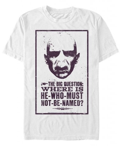 Men's Must Not Be Named Short Sleeve Crew T-shirt White $14.70 T-Shirts