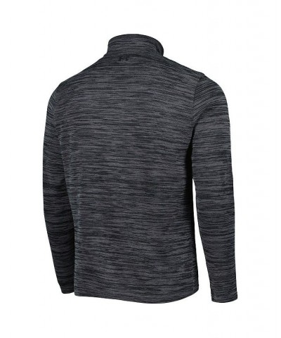 Men's Black Northwestern Wildcats Tempo Fleece Quarter-Zip Jacket $37.40 Jackets