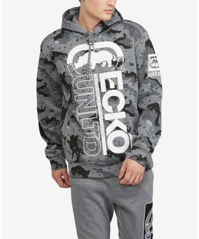 Men's Concealed Camo Hoodie Gray $36.72 Sweatshirt