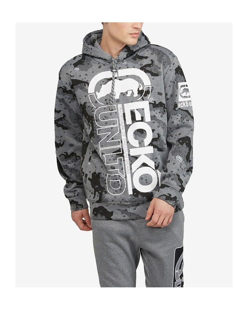 Men's Concealed Camo Hoodie Gray $36.72 Sweatshirt