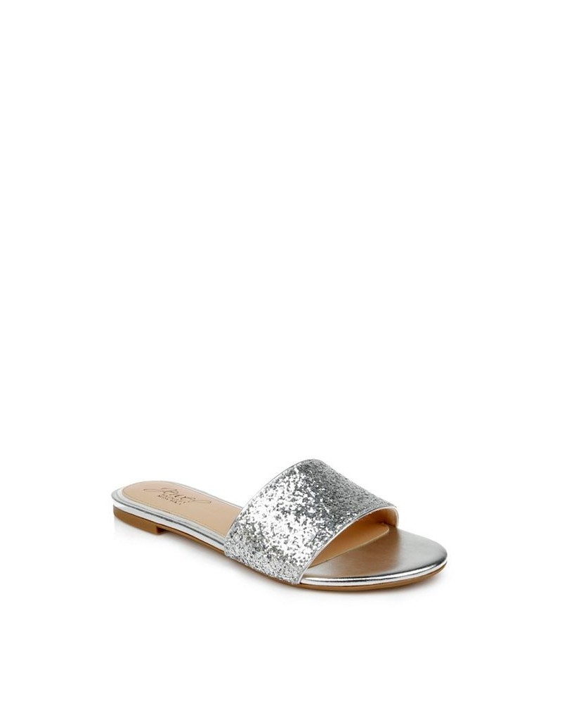 Dillian Dress Slides Silver $39.16 Shoes