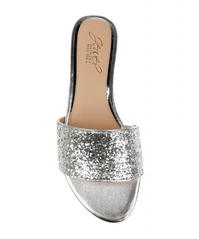 Dillian Dress Slides Silver $39.16 Shoes