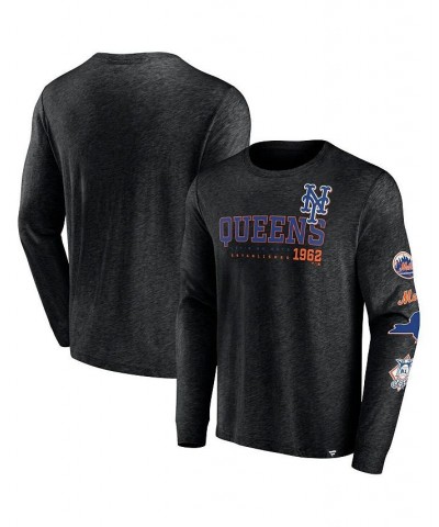 Men's Branded Black New York Mets High Whip Pitcher Long Sleeve T-shirt $20.00 T-Shirts