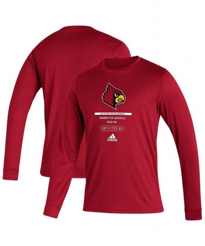 Men's Red Louisville Cardinals Sideline Locker Tag Creator AEROREADY Long Sleeve T-shirt $25.49 T-Shirts