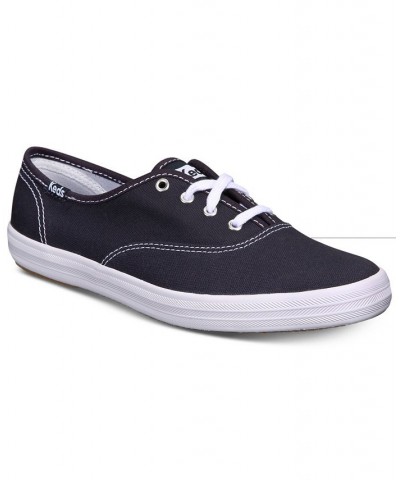 Women's Champion Ortholite Lace-Up Oxford Fashion Sneakers Blue $33.80 Shoes