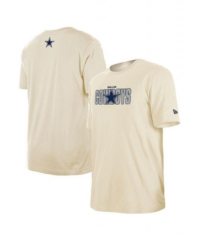 Men's Cream Dallas Cowboys 2023 NFL Draft T-shirt $32.39 T-Shirts