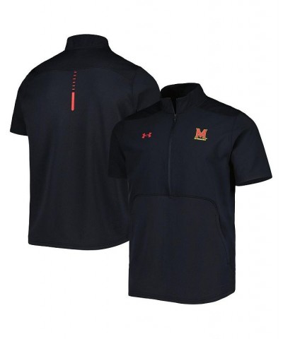 Men's Black Maryland Terrapins Motivate 2.0 Half-Zip Jacket $47.00 Jackets