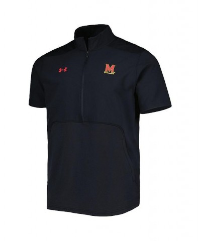 Men's Black Maryland Terrapins Motivate 2.0 Half-Zip Jacket $47.00 Jackets