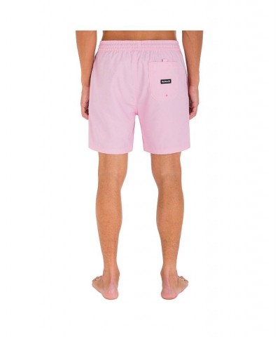 Men's One and Only Crossdye Volley Shorts Pink $21.00 Swimsuits