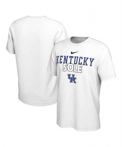 Men's White Kentucky Wildcats On Court Bench T-shirt $21.59 T-Shirts