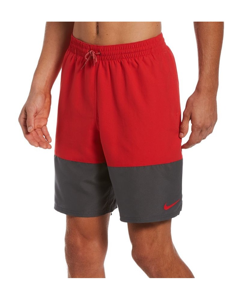 Men's Split Colorblocked 9" Swim Trunks PD03 $20.20 Swimsuits