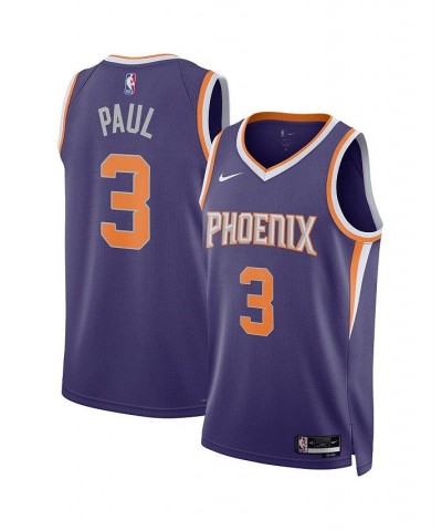 Men's and Women's Chris Paul Purple Phoenix Suns 2022/23 Swingman Jersey - Icon Edition $58.50 Jersey