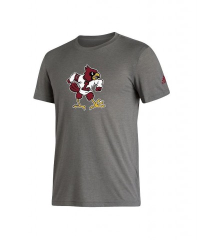 Men's Gray Louisville Cardinals Basics Heritage Tri-Blend T-shirt $23.39 T-Shirts