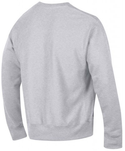 Men's Gray Georgetown Hoyas Arch Over Logo Reverse Weave Pullover Sweatshirt $39.10 Sweatshirt