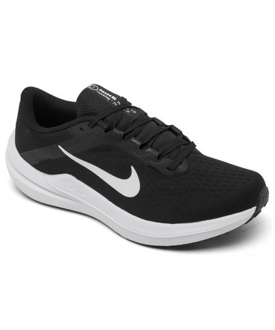 Women's Air Zoom Winflo 10 Running Sneakers Black $37.40 Shoes