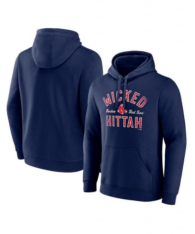 Men's Navy Boston Red Sox Hometown Collection Wicked Hit Pullover Hoodie $42.50 Sweatshirt