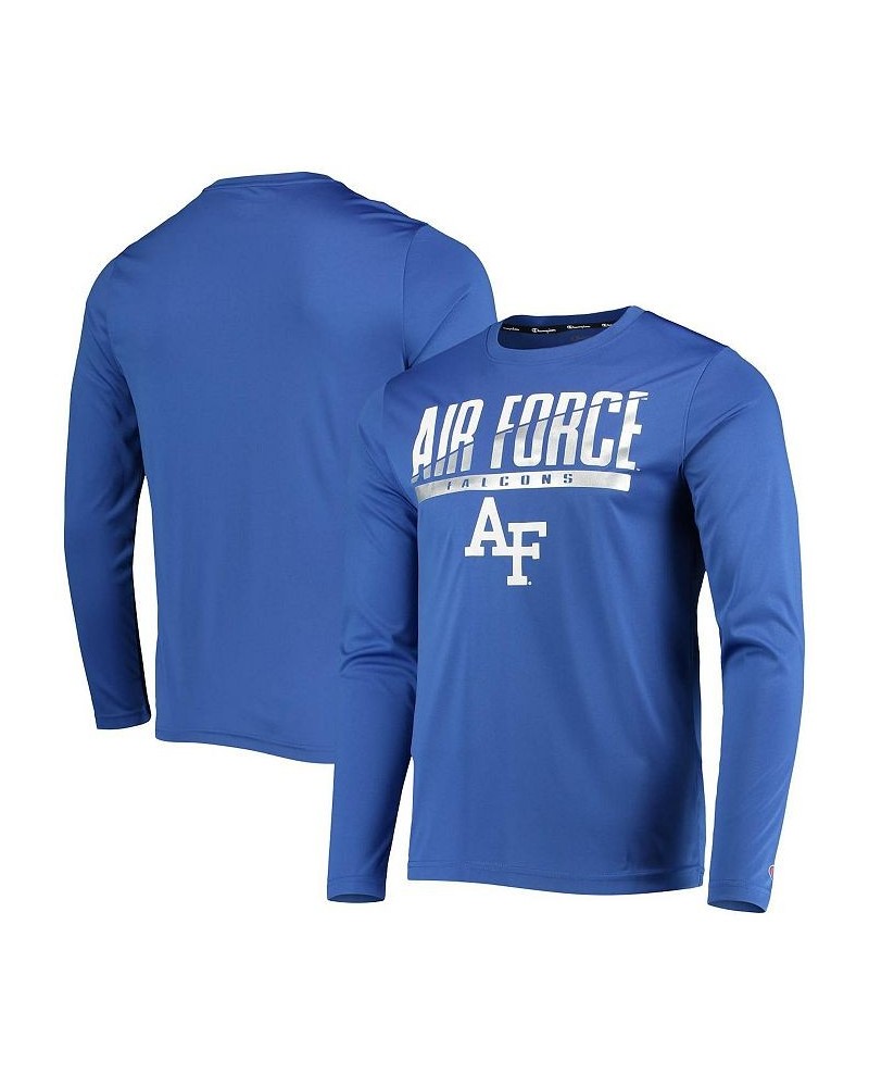 Men's Royal Air Force Falcons Wordmark Slash Long Sleeve T-shirt $19.35 T-Shirts