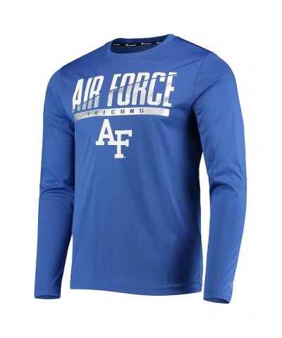 Men's Royal Air Force Falcons Wordmark Slash Long Sleeve T-shirt $19.35 T-Shirts