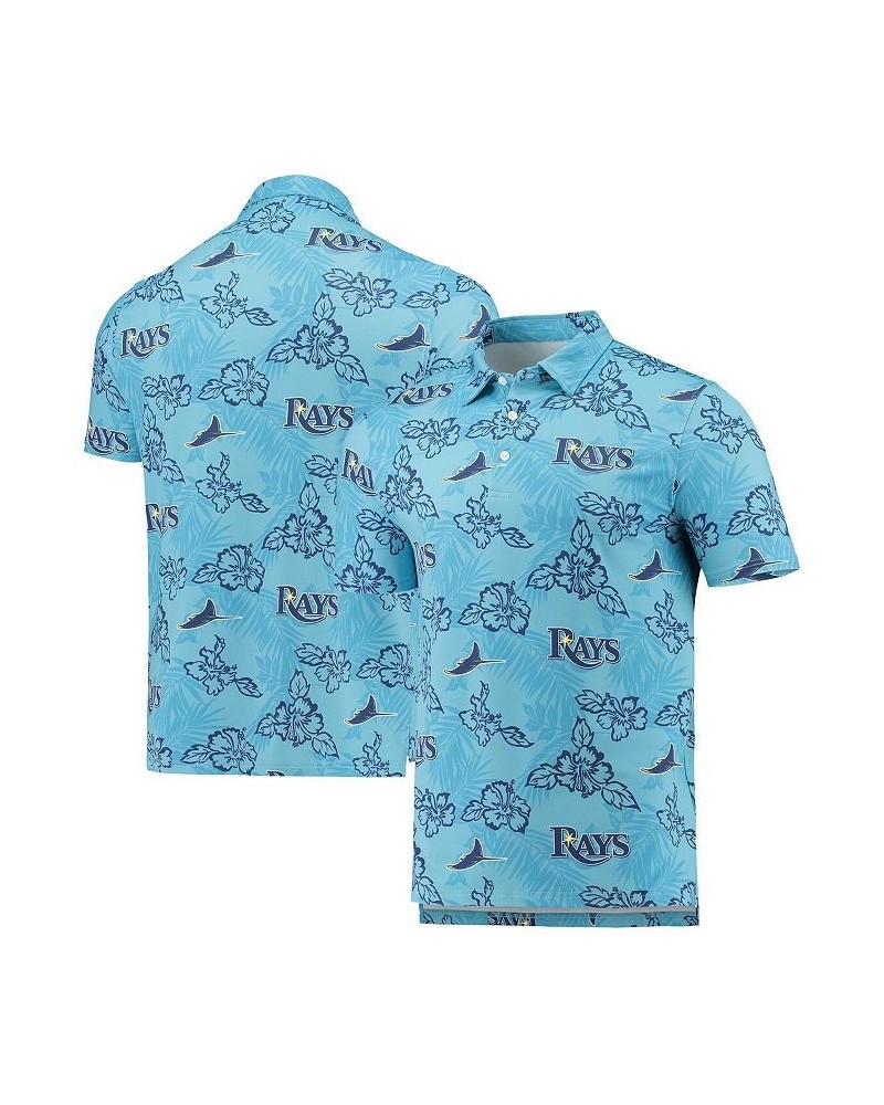 Men's Light Blue Tampa Bay Rays Performance Polo Shirt $19.32 Polo Shirts