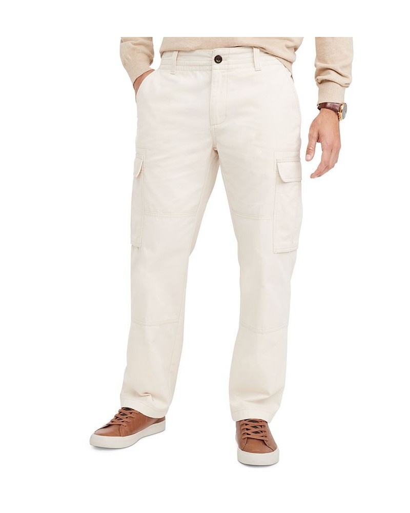 Men's Regular Fit Cargo Pants White $36.50 Pants