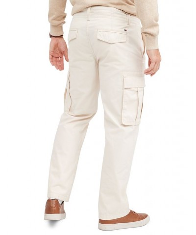 Men's Regular Fit Cargo Pants White $36.50 Pants