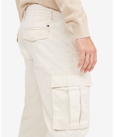 Men's Regular Fit Cargo Pants White $36.50 Pants