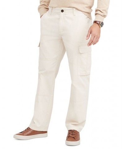 Men's Regular Fit Cargo Pants White $36.50 Pants