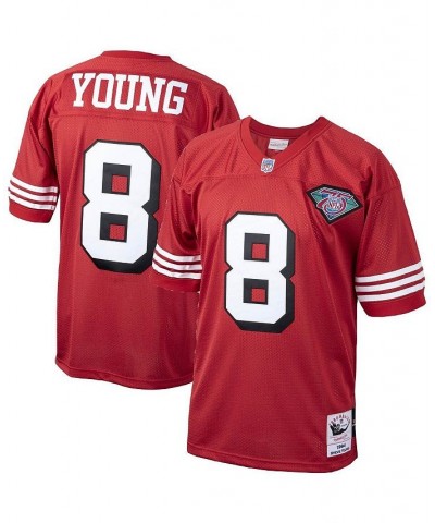 Men's Steve Young Scarlet San Francisco 49ers 1994 Authentic Throwback Retired Player Jersey $111.60 Jersey