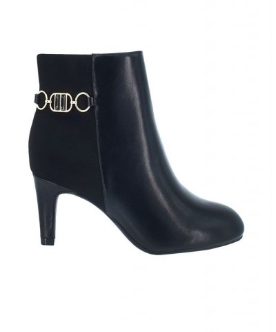 Women's Neena Ankle Bootie with Memory Foam Black $36.90 Shoes