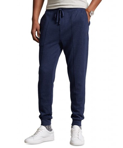 Men's Luxury Jersey Jogger Pants Blue $52.65 Pants