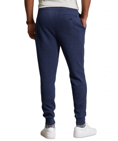 Men's Luxury Jersey Jogger Pants Blue $52.65 Pants