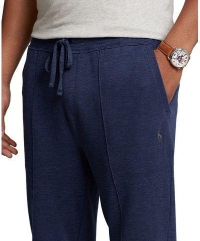 Men's Luxury Jersey Jogger Pants Blue $52.65 Pants