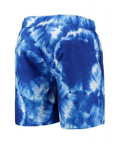 Men's Blue New York Knicks Splash Volley Swim Shorts $19.74 Swimsuits