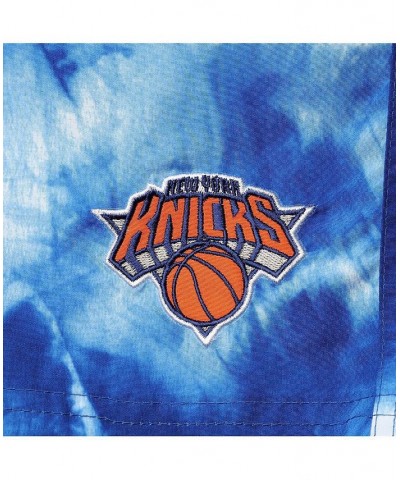 Men's Blue New York Knicks Splash Volley Swim Shorts $19.74 Swimsuits