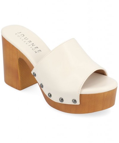 Women's Veda Platform Sandal Off White $45.00 Shoes