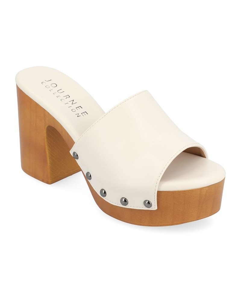 Women's Veda Platform Sandal Off White $45.00 Shoes