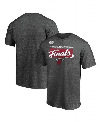 Men's Branded Heather Charcoal Miami Heat 2020 Eastern Conference Champions Big and Tall Locker Room T-shirt $16.72 T-Shirts