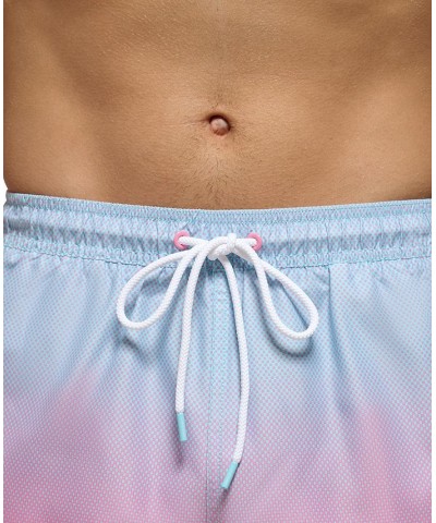 Men's 7" Gradient Dot Swim Shorts Pink $16.97 Swimsuits