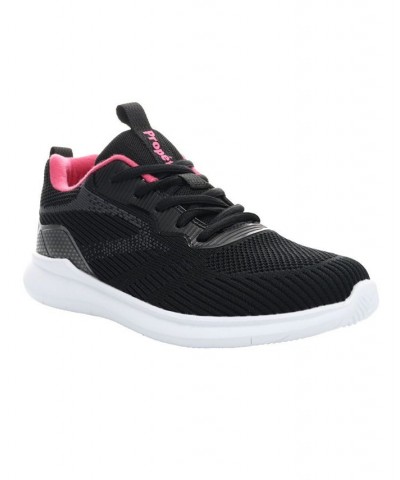 Women's Travelbound Pixel Sneakers Black $35.68 Shoes