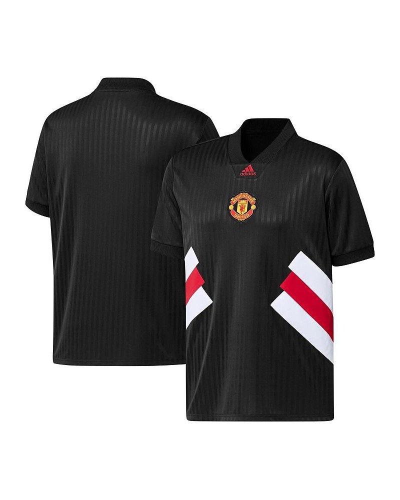 Men's Black Manchester United Football Icon Jersey $40.00 Jersey