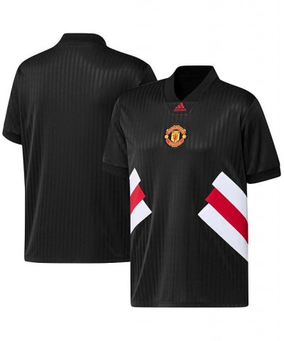 Men's Black Manchester United Football Icon Jersey $40.00 Jersey