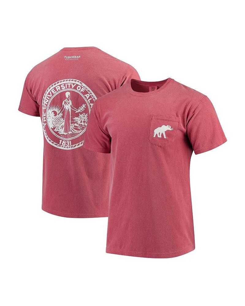 Men's Crimson Alabama Crimson Tide Comfort Colors Crest T-shirt $23.00 T-Shirts