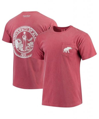 Men's Crimson Alabama Crimson Tide Comfort Colors Crest T-shirt $23.00 T-Shirts