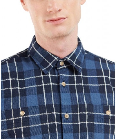 Men's Baysbarn Long-Sleeve Plaid Shirt Blue $34.30 Shirts