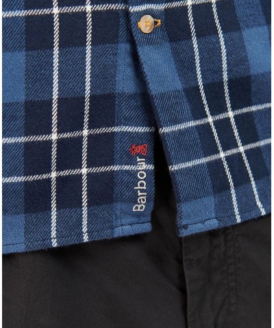 Men's Baysbarn Long-Sleeve Plaid Shirt Blue $34.30 Shirts