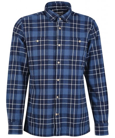 Men's Baysbarn Long-Sleeve Plaid Shirt Blue $34.30 Shirts