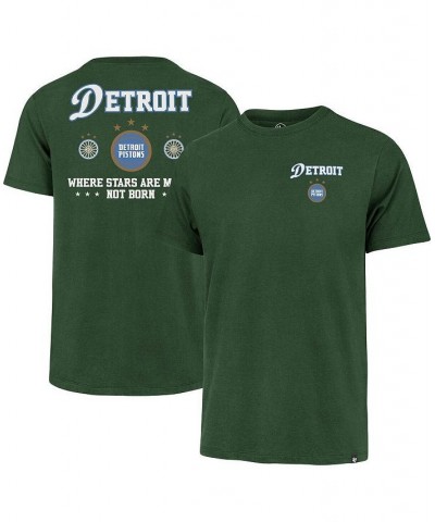 Men's Green Detroit Pistons 2022/23 City Edition Backer Franklin T-shirt $25.99 T-Shirts