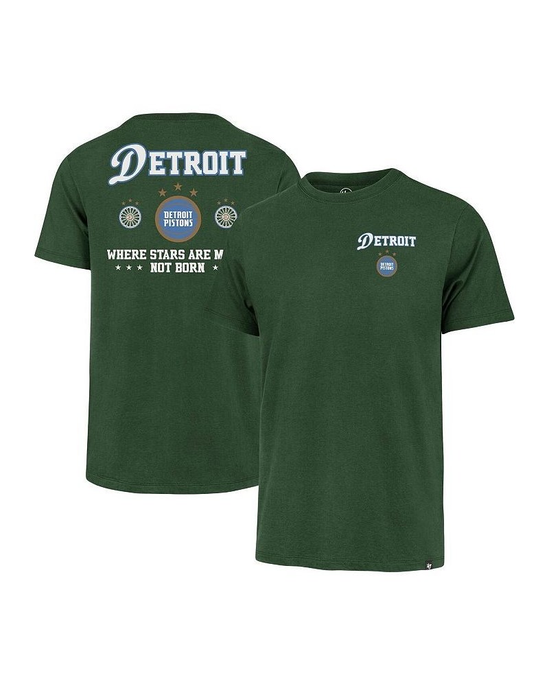 Men's Green Detroit Pistons 2022/23 City Edition Backer Franklin T-shirt $25.99 T-Shirts