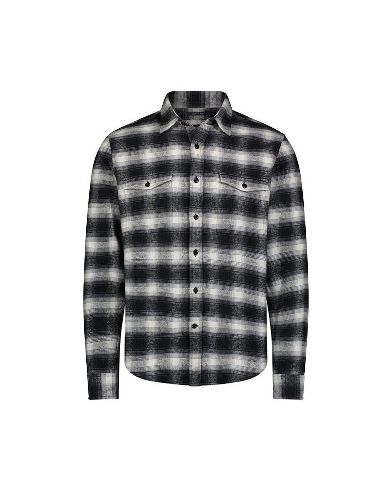 Men's Plaid Work Wear Cloud Soft Long Sleeve Flannel Shirt PD01 $30.86 Shirts